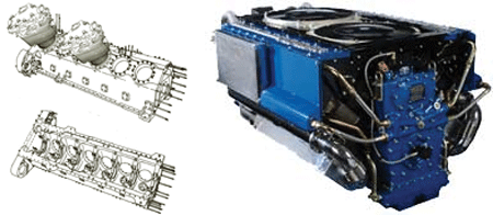AVDS-1790 Engine Drawing