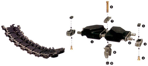 M1 Abrams (T156) Track Shoe Assembly