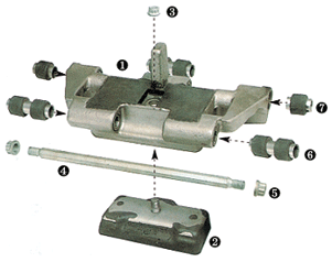 M107 / M110 (T132E1) Track Shoe Assembly
